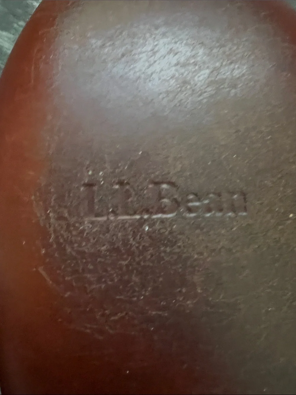 L.L. Bean Brown Leather Shearling-Lined Moccasin Slippers